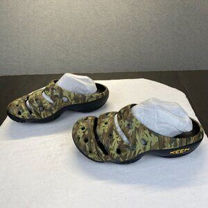 Keen Yogui Arts Slipper Men's Shoes Camo Green 1002034 Mens comfort Size 7 New